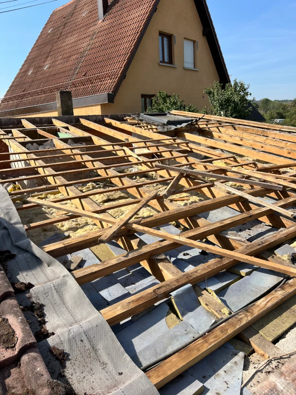 travaux d'isolation de toiture