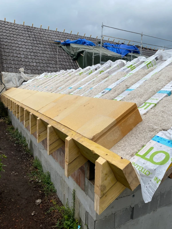travaux d'isolation de toiture