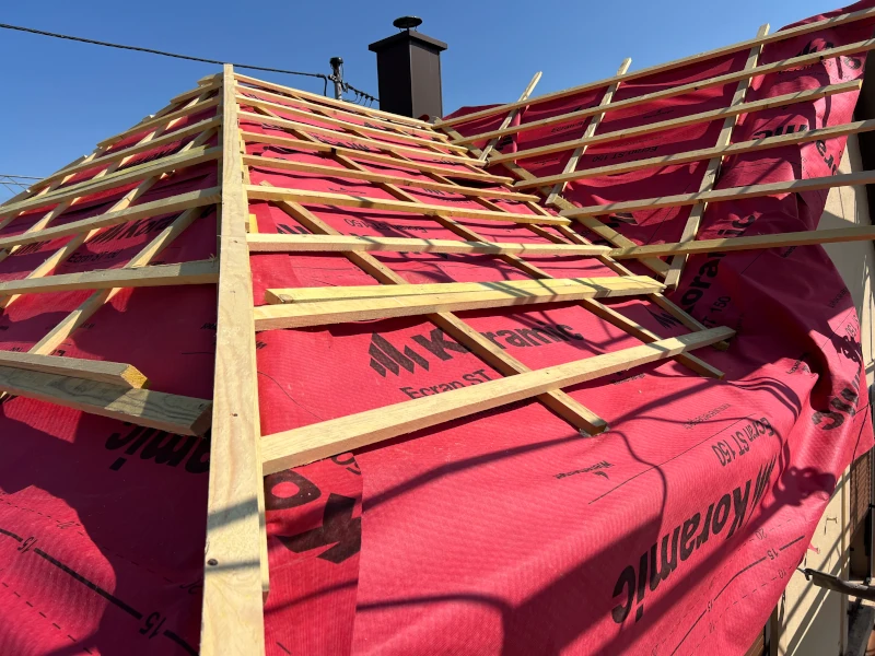 travaux de charpente et pose d'écran de sous-toiture à Nordhouse