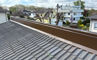 Rénovation de toiture à Eschau – Bac acier & zinguerie