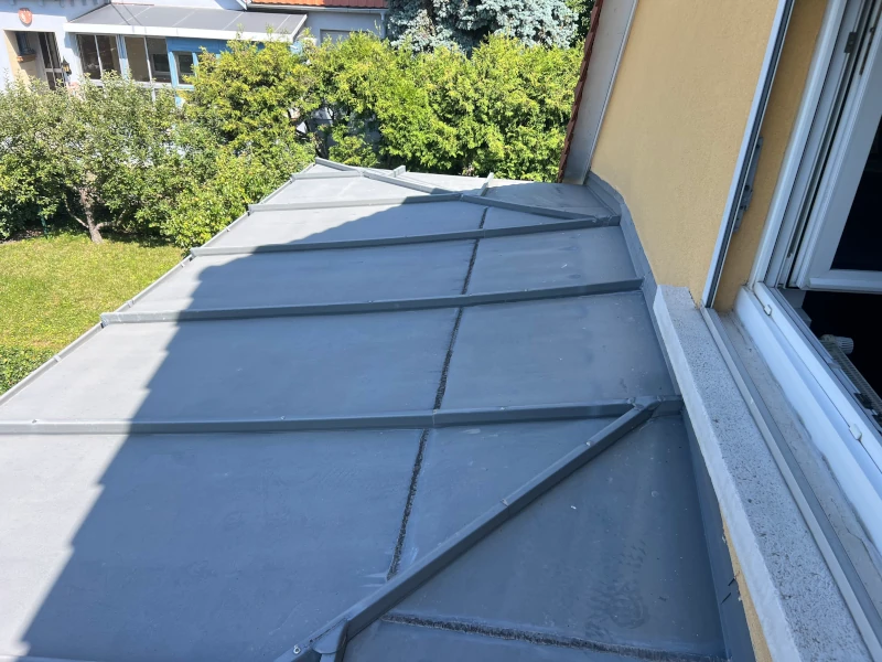 réfection toiture zinc joint debout